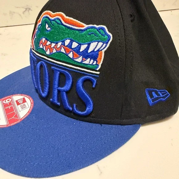 New Era 9Fifty Florida Gators Snapback Cap - Black and Blue - Picture 6 of 10